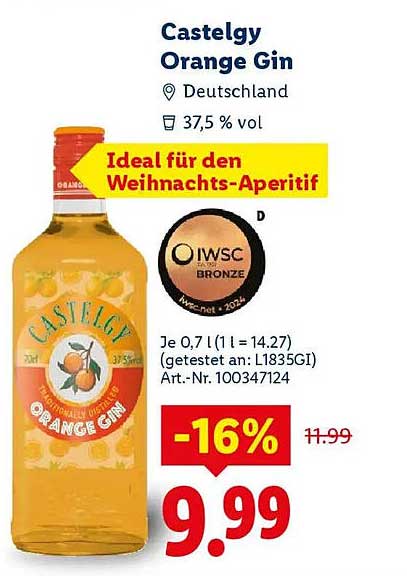 Castelgy Orange Gin