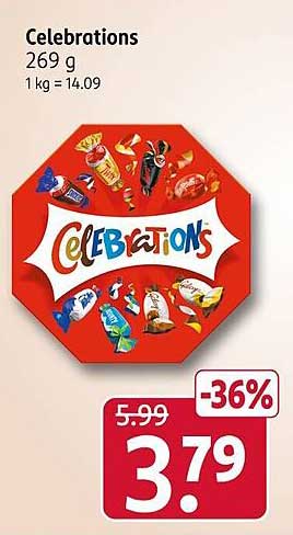 Celebrations 269 g - Schokoladenmix