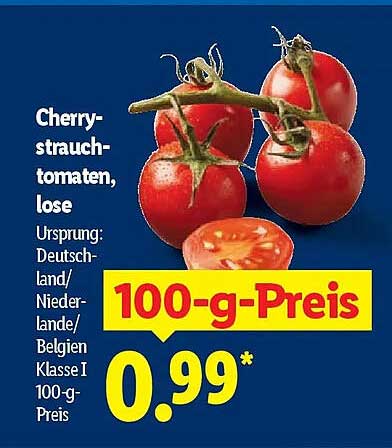 Cherrystrauchtomaten, lose