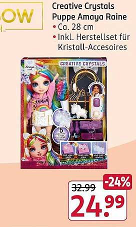 Creative Crystals Puppe Amaya Raine - 28 cm