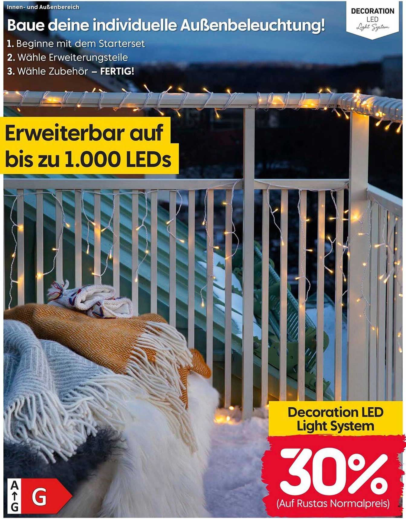 Decoration LED Light System - 30% auf Rusta's Normalpreis