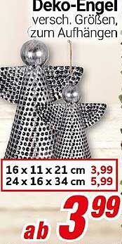 Deko-Engel in verschiedenen Größen zum Aufhängen