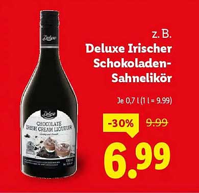 Deluxe Irischer Schokoladen-Sahnelikör