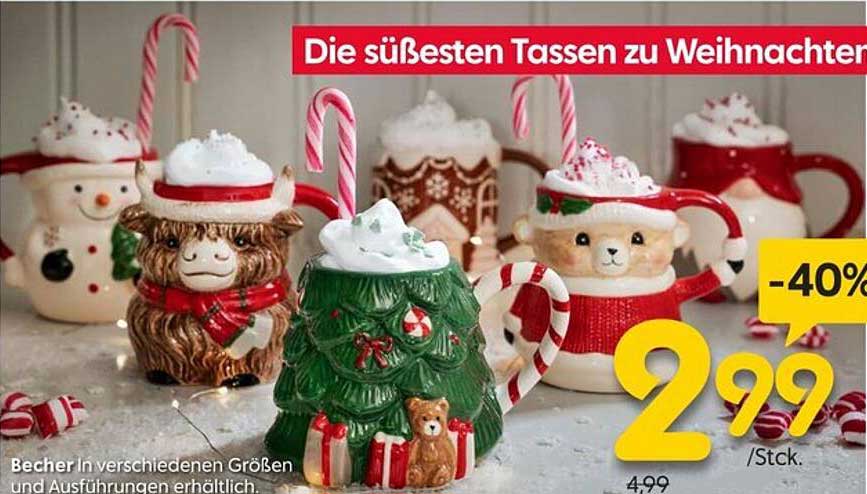 Die süßesten Tassen zu Weihnachten