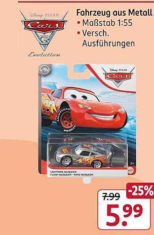 Disney Pixar Cars Fahrzeug aus Metall
