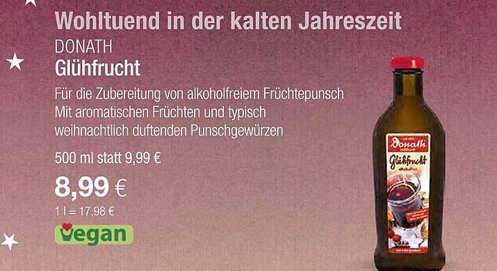 DONATH Glühfrucht - Für den perfekten alkoholfreien Punsch