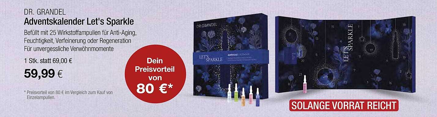 DR. GRANDEL Adventskalender Let's Sparkle
