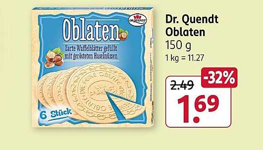 Dr. Quendt Oblaten 150 g
