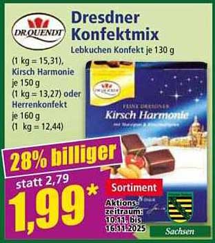 Dresdner Konfektmix - Kirsch Harmonie 130 g