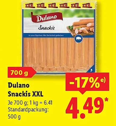 Dulano Snackis XXL 700 g
