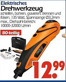 Elektrisches Drehwerkzeug 80-teilig
