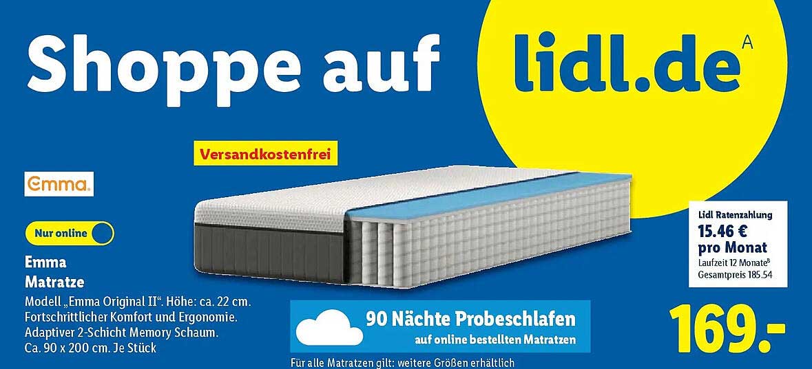 Emma Matratze - Modell 'Emma Original II'