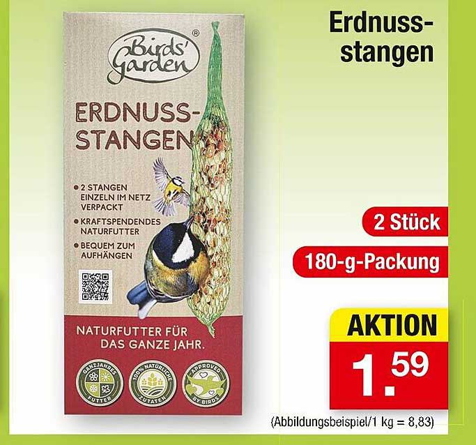 Erdnuss-Stangen - 2 Stück, 180-g-Packung