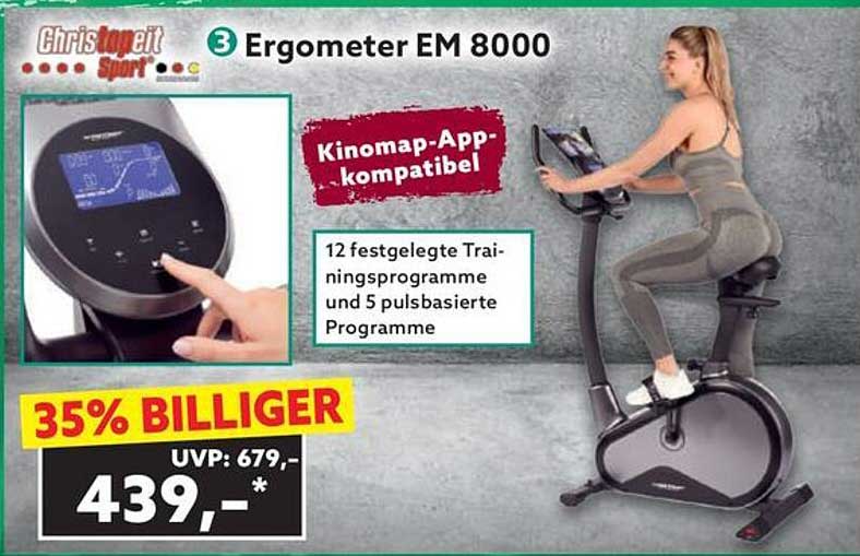 Ergometer EM 8000 - Jetzt zum Sonderpreis!