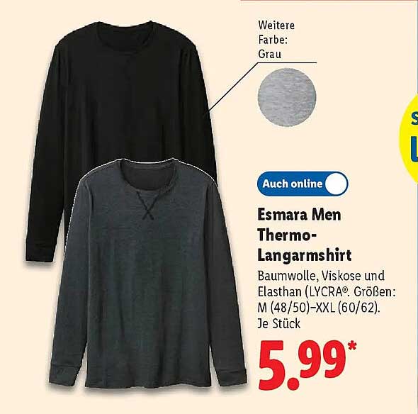 Esmara Men Thermo-Langarmshirt