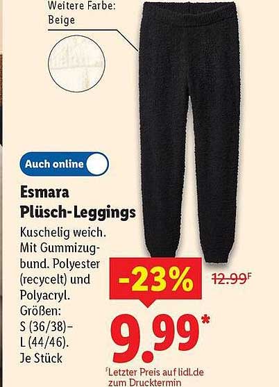 Esmara Plüsch-Leggings