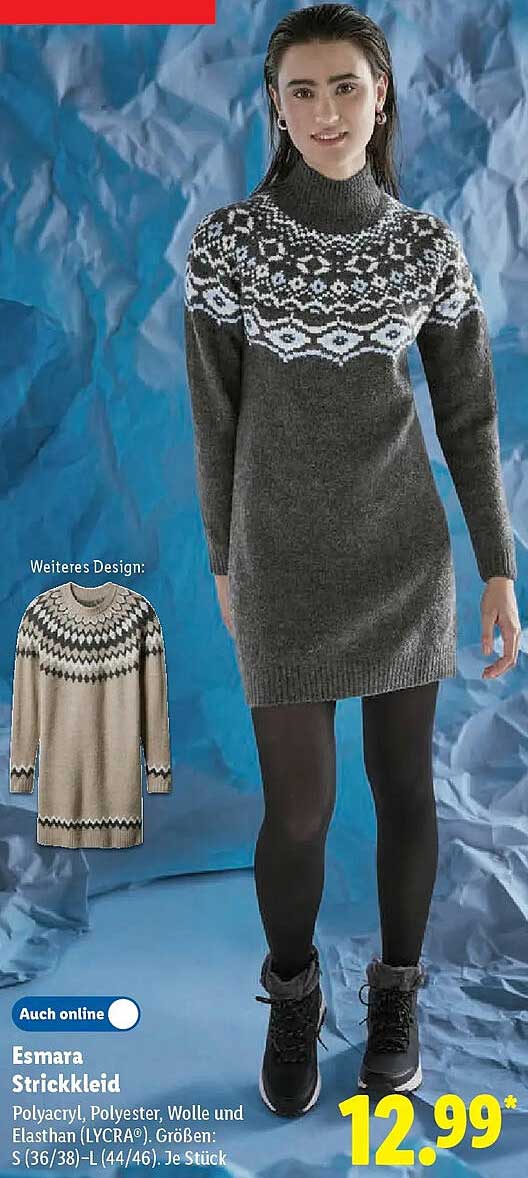 Esmara Strickkleid – Stilvoll und Bequem für die kühle Jahreszeit