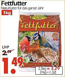 Fettfutter 1kg – Naturfutter für das ganze Jahr