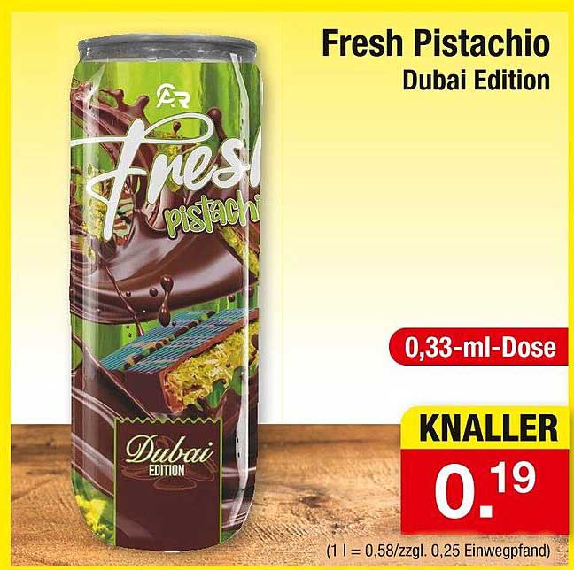 Fresh Pistachio Dubai Edition 0,33 ml Dose