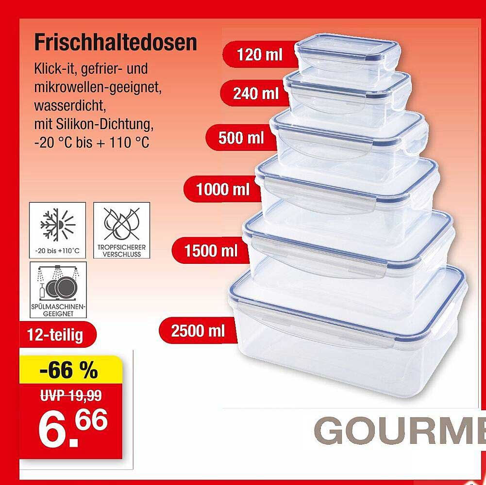 Frischhaltedosen 12-teilig