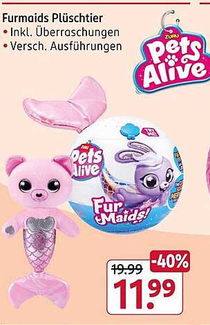 Furmaids Plüschtier inkl. Überraschungen von Zuru Pets Alive