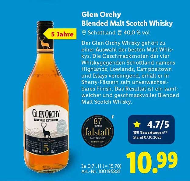 Glen Orchy Blended Malt Scotch Whisky
