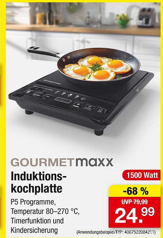 GOURMETmaxx Induktionskochplatte