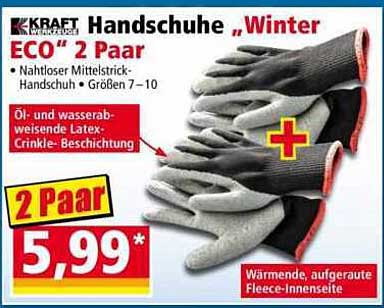 Handschuhe "Winter ECO" 2 Paar