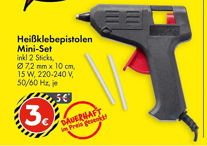 Heiße Klebebewaffnung Mini-Set