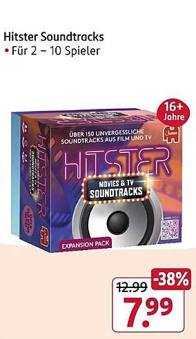 Hitster Soundtracks - Movies & TV Expansion Pack