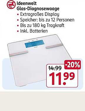 Ideenwelt Glas-Diagnosewaage