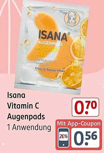 Isana Vitamin C Augenpads
