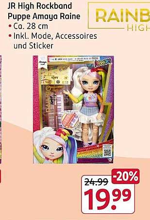 JR High Rockband Puppe Amaya Raine