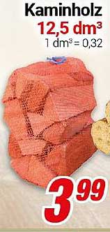 Kaminholz 12,5 dm³