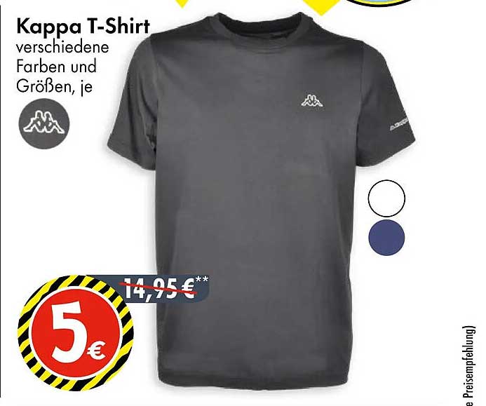 Kappa T-Shirt verschiedene Farben und Größen, je