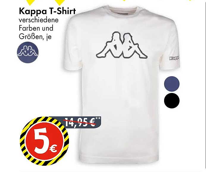 Kappa T-Shirt verschiedene Farben und Größen, je
