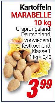 Kartoffeln MARABELLE 10 kg