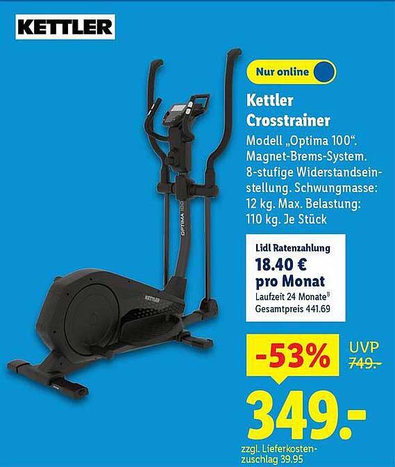 Kettler Crosstrainer "Optima 100"