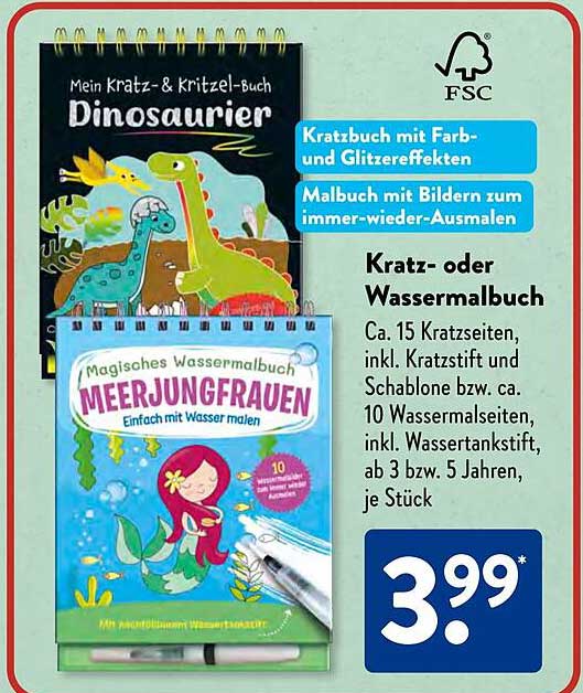 Kratz- oder Wasserbuch