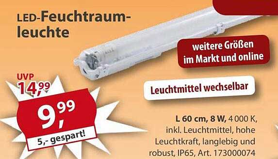 LED-Feuchtraumleuchte
