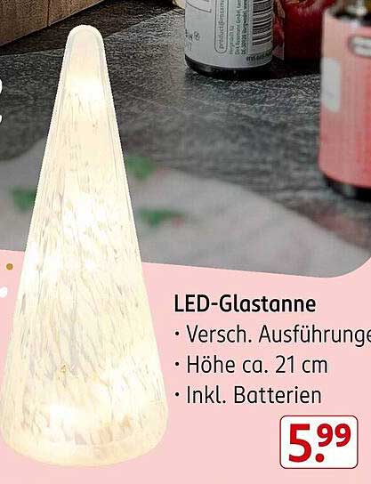 LED-Glasstanne