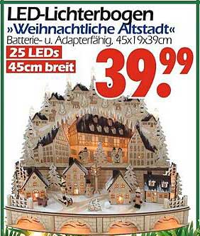 LED-Lichterbogen "Weihnachtliche Altstadt"