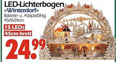 LED-Lichterbogen »Winterdorf«