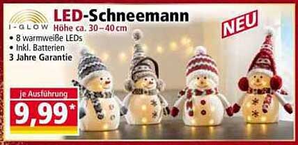 LED-Schneemann