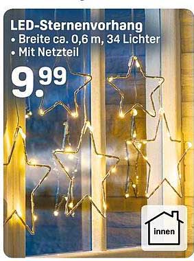 LED-Sternenvorhang