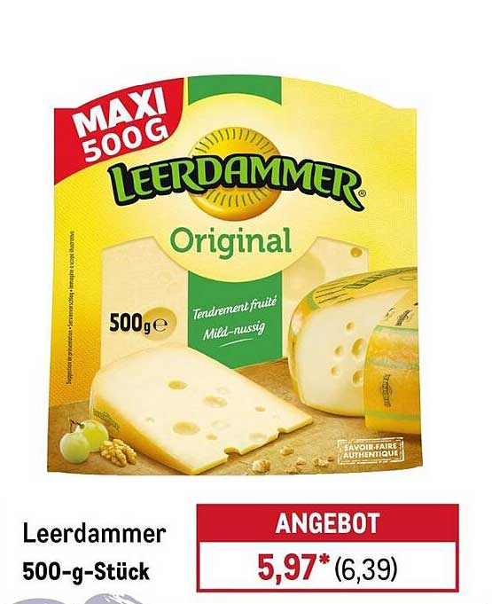 Leerdammer Original 500-g-Stück