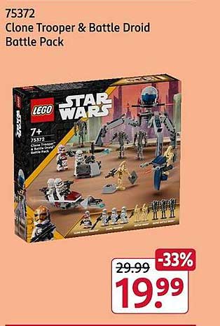 LEGO Star Wars 75372 Clone Trooper & Battle Droid Battle Pack