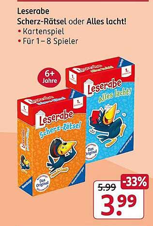 Leserabe Scherz-Rätsel oder Alles lacht! Kartenspiel