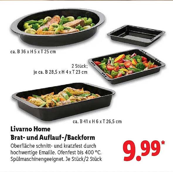 Livorno Home Brat- und Auflauf-/Backform