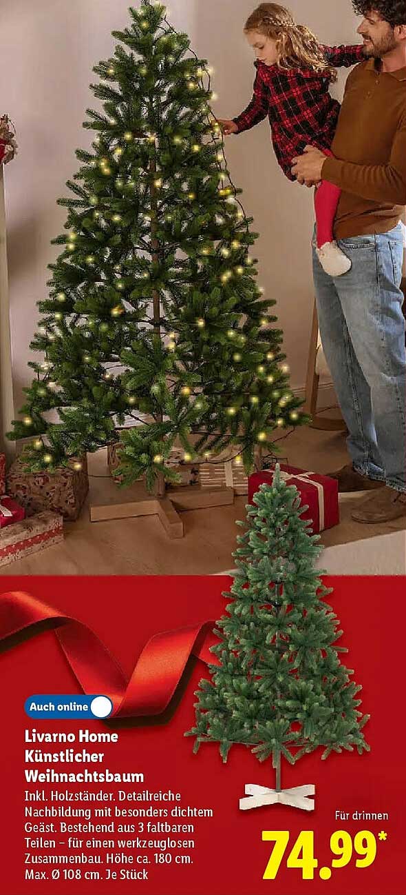 Livorno Home Künstlicher Weihnachtsbaum